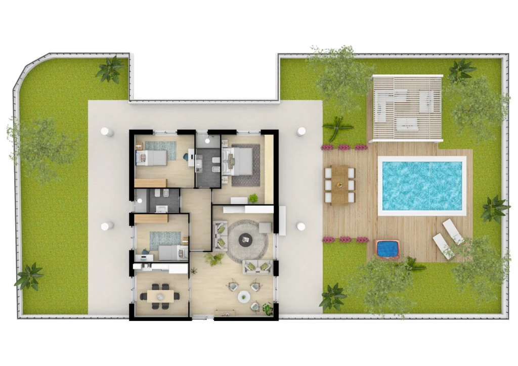 Planimetria — Taverna 160mq