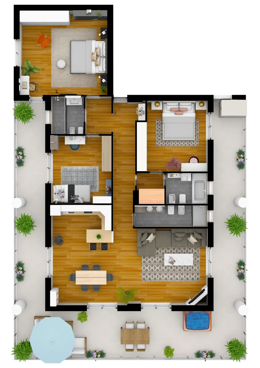 1-2 Piano int. 8-9 m1 157 Sud